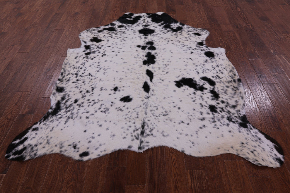 Organic Natural Hair-On Cowhide Area Rug 6' 9" X 6' 2" C1577