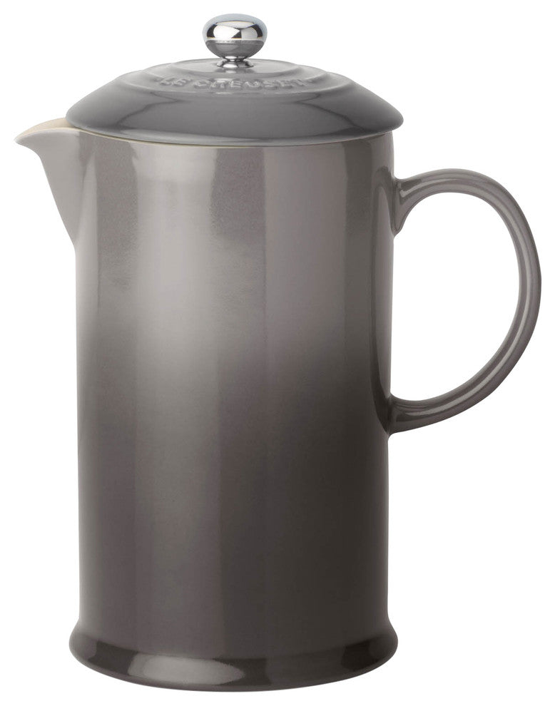 Le Creuset Stoneware Cafeteria With Metal Press, Flint