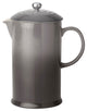 Le Creuset Stoneware Cafeteria With Metal Press, Flint