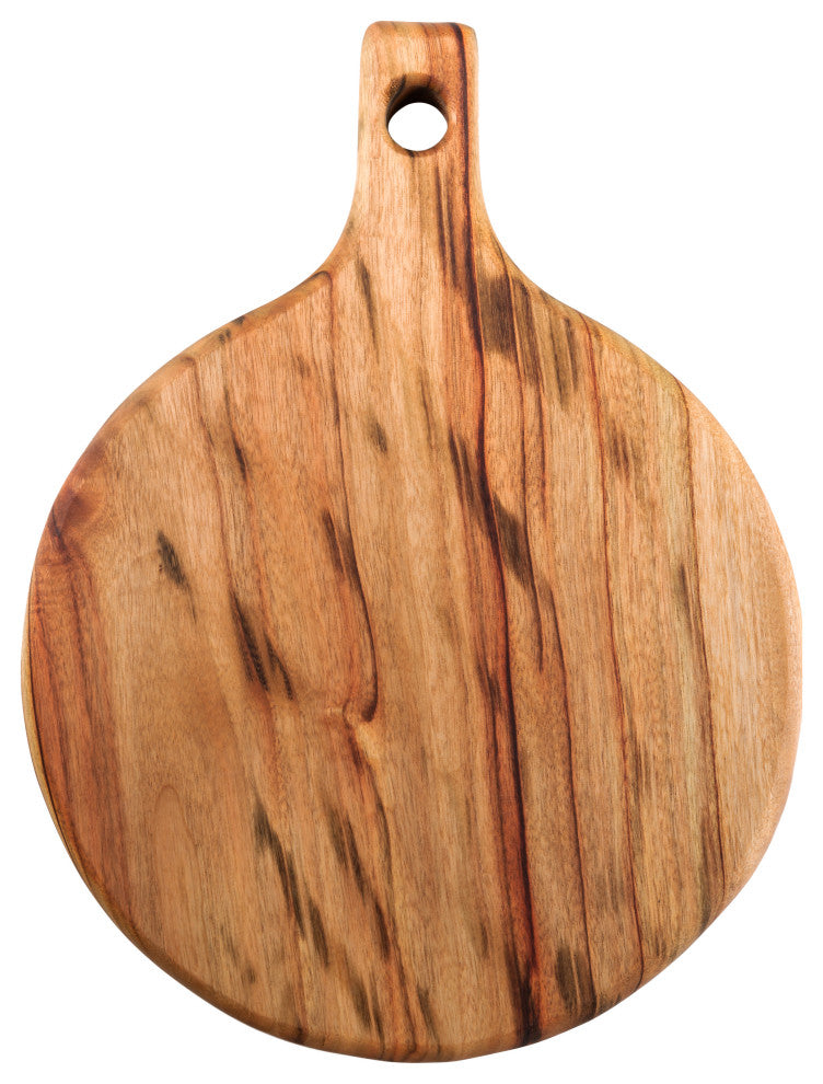 Fab Slabs Natural Wood Camphor Laurel Pizza Anti-Bacterial Board