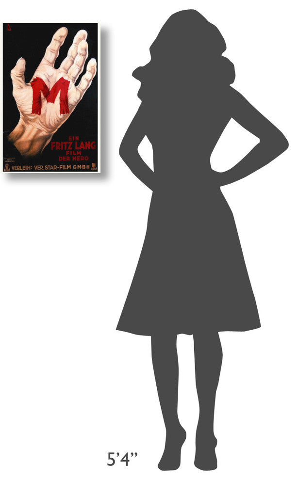 "M by Fritz Lang" Stretched Canvas Giclee by Hollywood Photo Archive, 15x22"