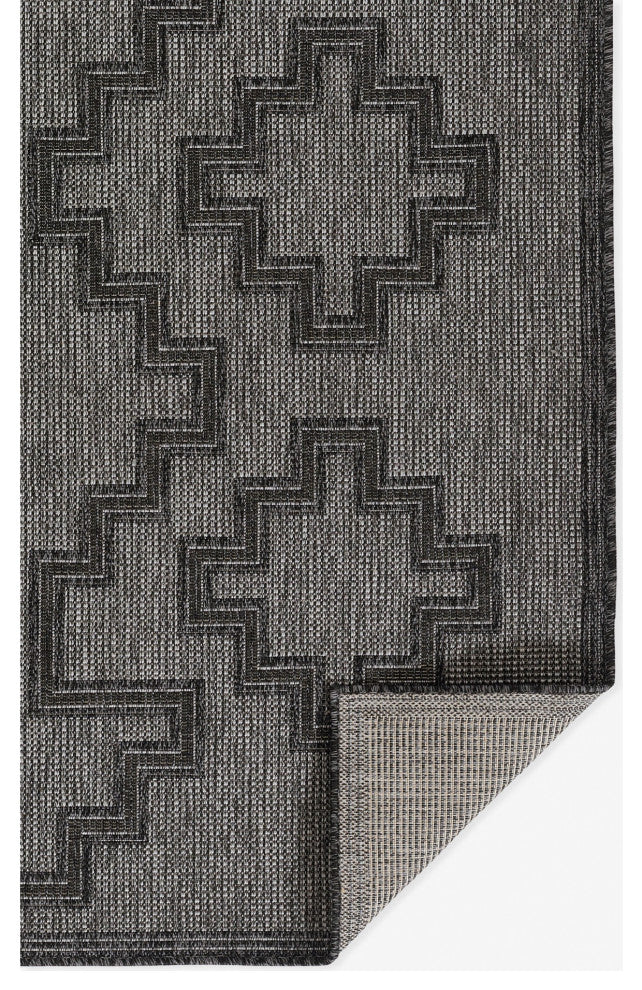 Momeni Hampton HAM-9 Rug, Charcoal, 5'3"x7'