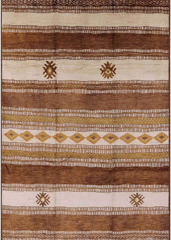 Ahgly Company Indoor Rectangle Mid-Century Modern Area Rugs, 7' x 10'
