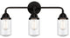 288-3W-BK-G314 Dover 3 Light 22.5" Bath Vanity Light, Matte Black
