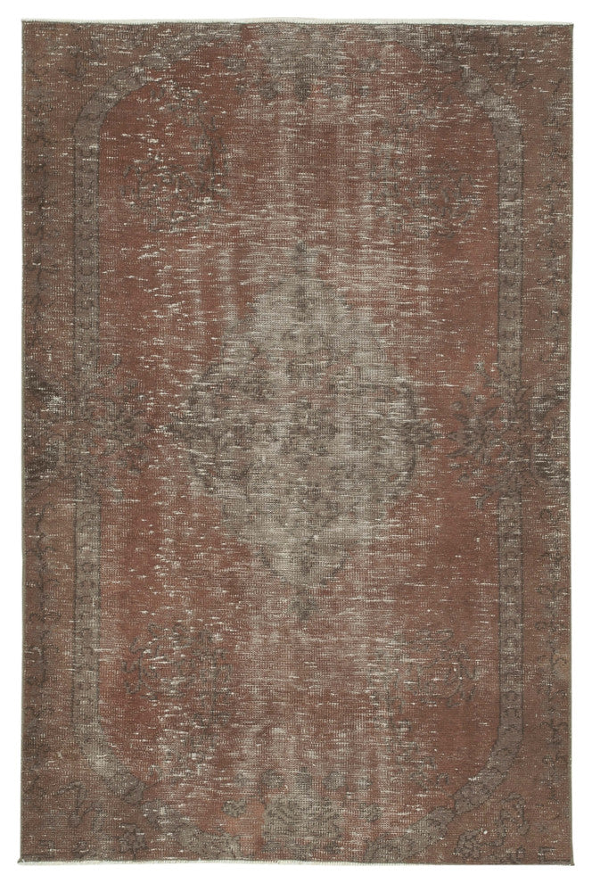 Rug N Carpet - Handwoven Turkish 4' 3" x 6' 7" Low Pile  Small Area Rug