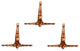 Wall Diver, Bronze 3-Pack