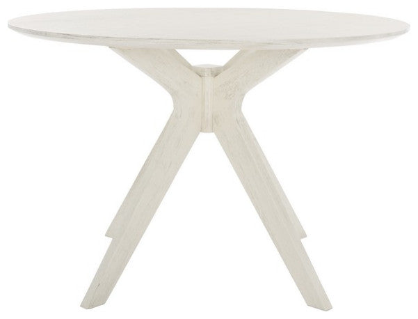 Safavieh Couture Carolee 46" Round Dining Table White Washed
