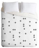 Little Arrow Design Co Cross On White Duvet Cover Set, Twin XL