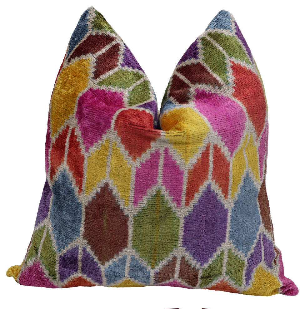 Canvello Luxury Multi Color Pillow Down Filled 16x16 in