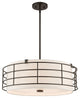 Blanchard 5-Light English Bronze Pendant Chandelier