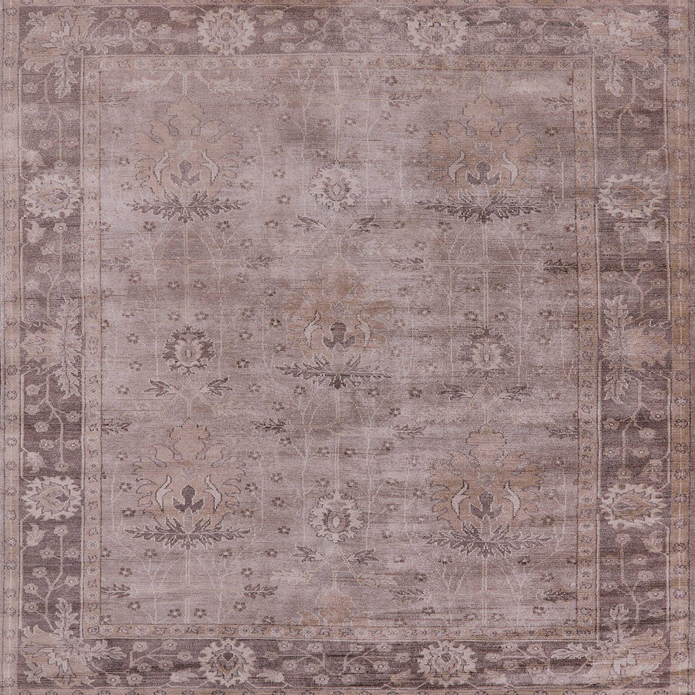 Ahgly Company Indoor Square Mid-Century Modern Area Rugs, 6' Square