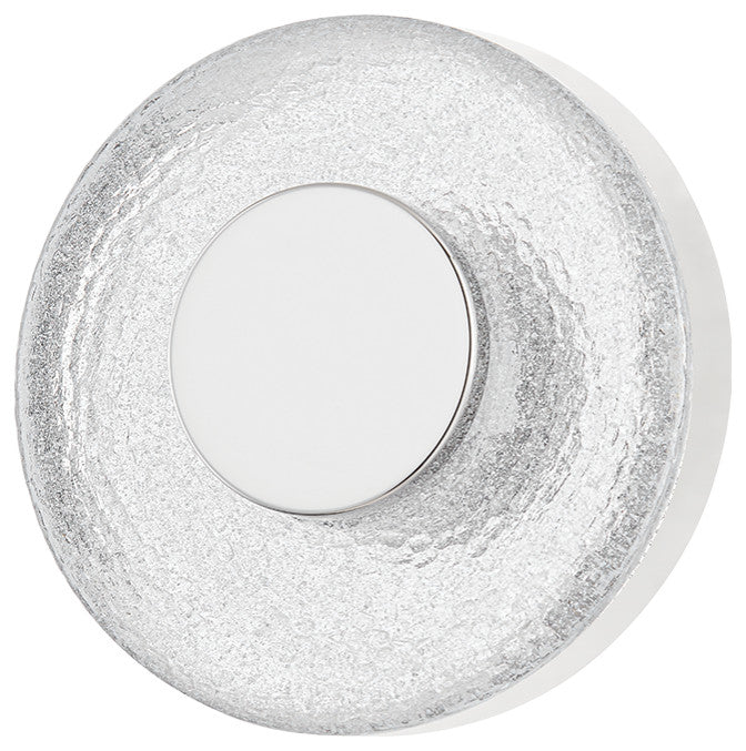 Pearl 1 Light Sconce, Steel
