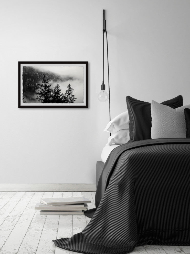 "Cold Frosty Morning" Framed Painting Print, 24x16