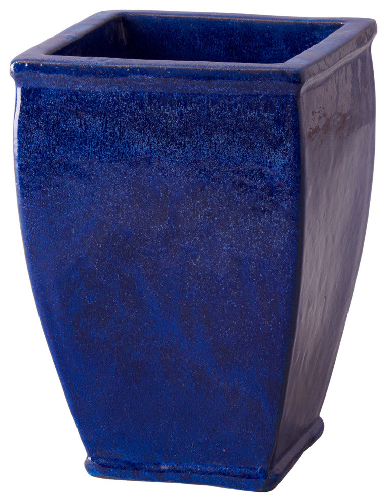 Square Planter, Blue 13x20