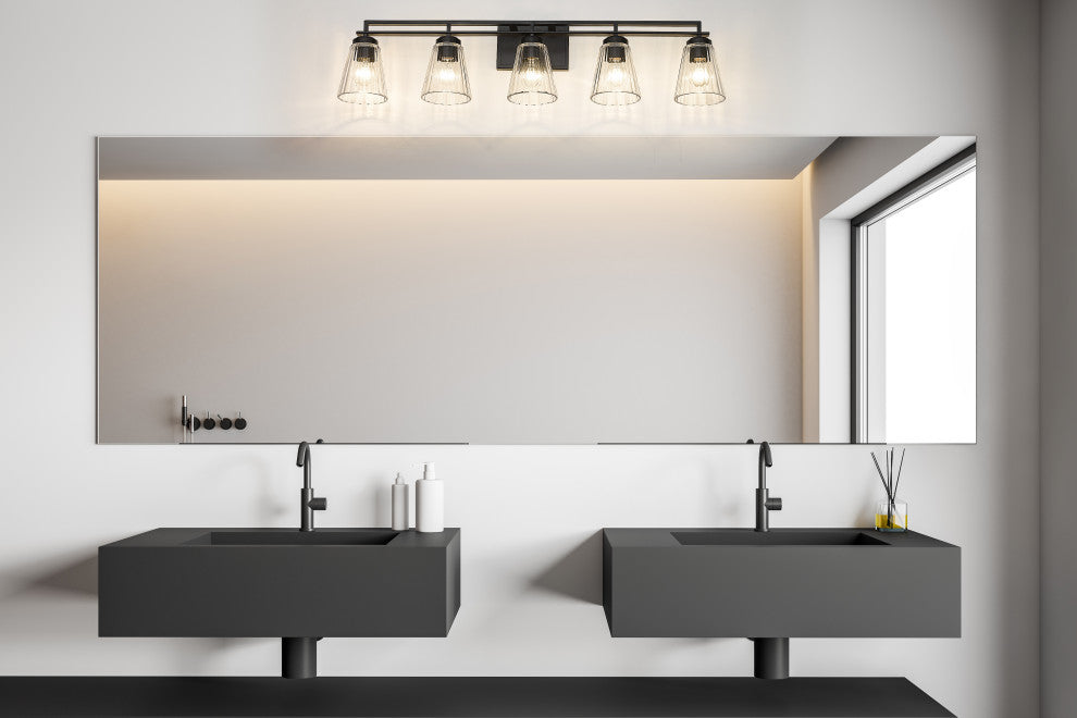 Z-LITE 5-Light Vanity, Matte Black