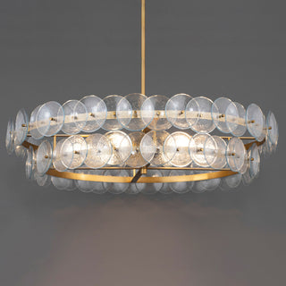 Maxim 21824 Loren 6 Light 42"W Drum Chandelier - Gunmetal