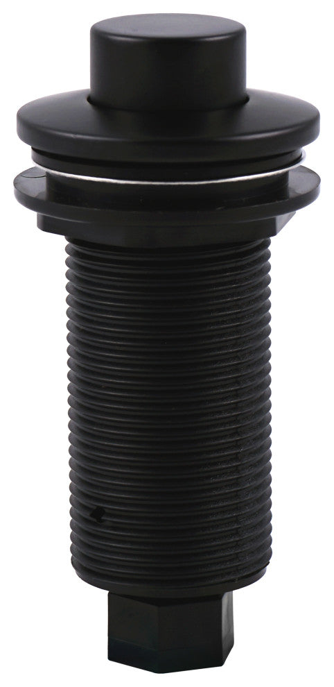 Replacement Raised Button Disposal Air Switch Trim, Matte Black