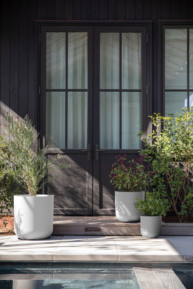 Veradek Mason Series Kona Planter Set of 3 Cluster, White