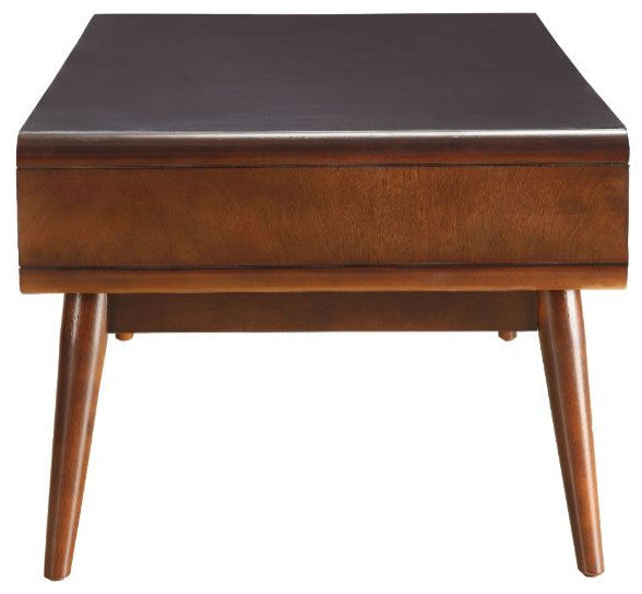 Acme Christa Coffee Table White and Espresso Finish