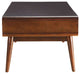 Acme Christa Coffee Table White and Espresso Finish