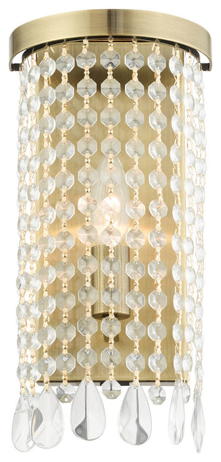 Antique Brass Transitional, Dazzling, Modern Classic, Casual Sconce