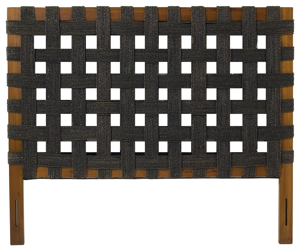 Seagrass Open Weave Headboard, Natural, King