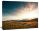 Pathway over Mountains At Sunset, Oversized Landscape Canvas Art, 60"x28"