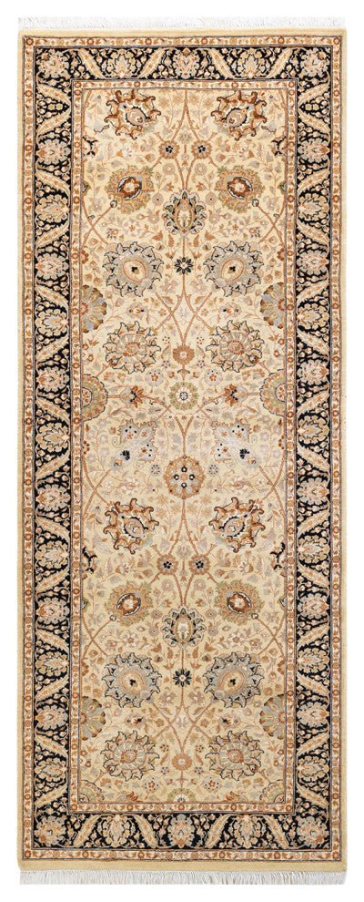 Mogul, One-of-a-Kind Hand-Knotted Area Rug Beige, 3' 1" x 8' 1"
