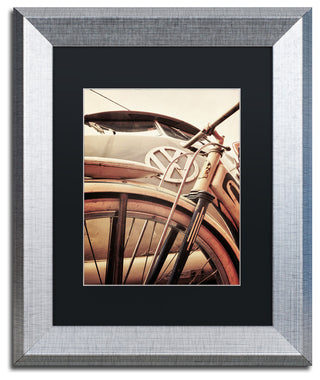 Jason Shaffer 'VW' Matted Framed Art, Silver Frame, Black Mat, 11x14