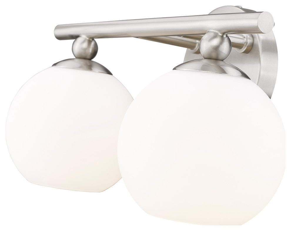 Z-LITE 2-Light Vanity, Brushed Nickel
