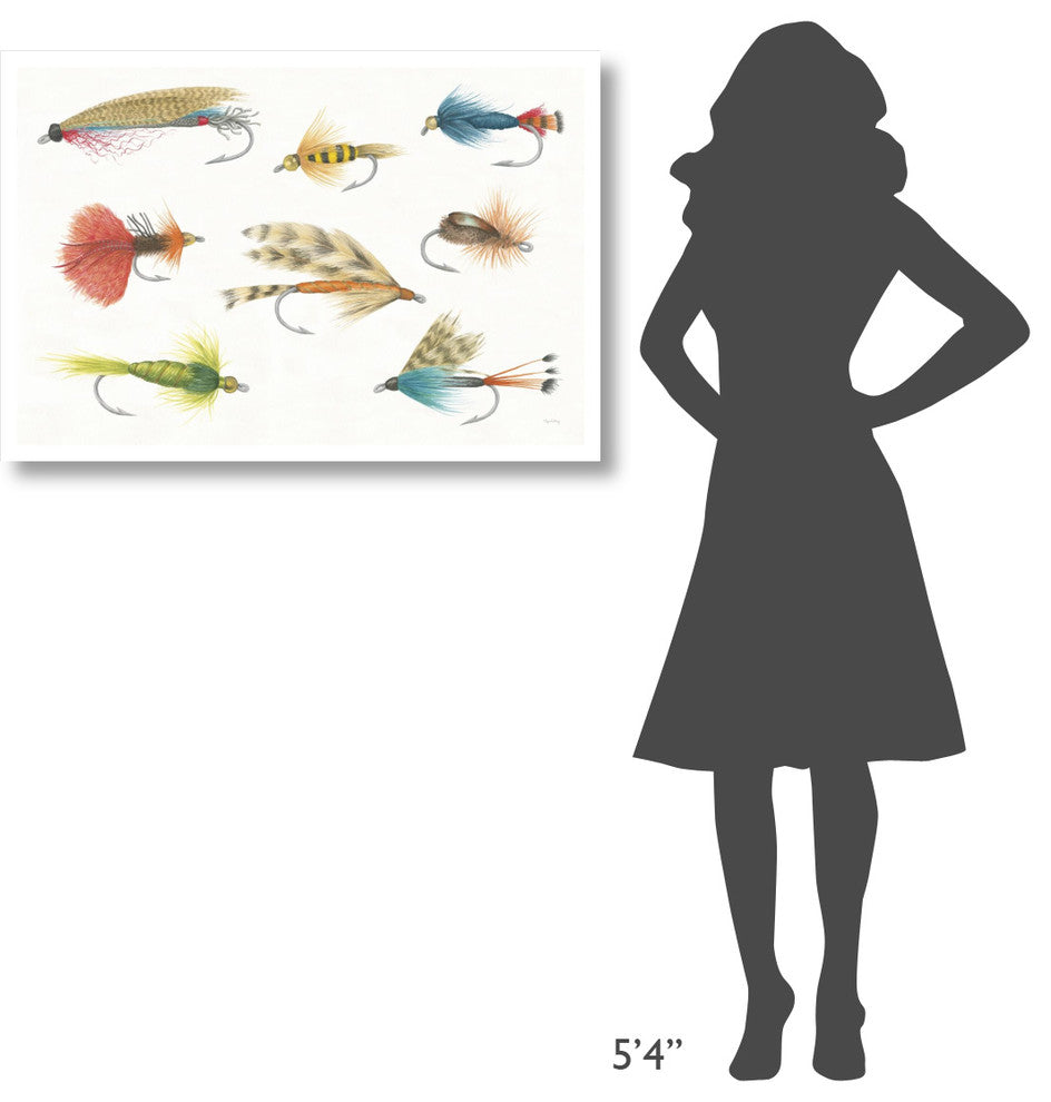 "Gone Fishin I" Digital Paper Print by Elyse DeNeige, 38"x26"