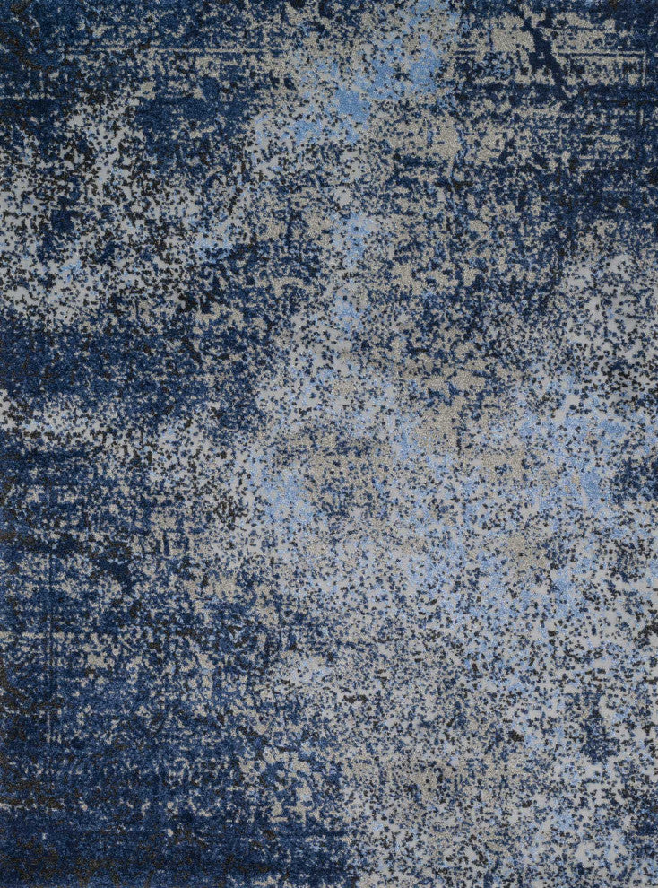 Gray Navy Viera Area Rug by Loloi, 5'3"x7'7"