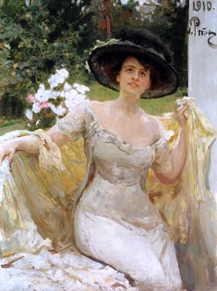 Ilia Efimovich Repin Portrait of Bella Gorskaya Gallery Wrapped Canvas Print