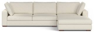 Charlie Right-Facing Sectional in Tightly Woven Performance Fabric