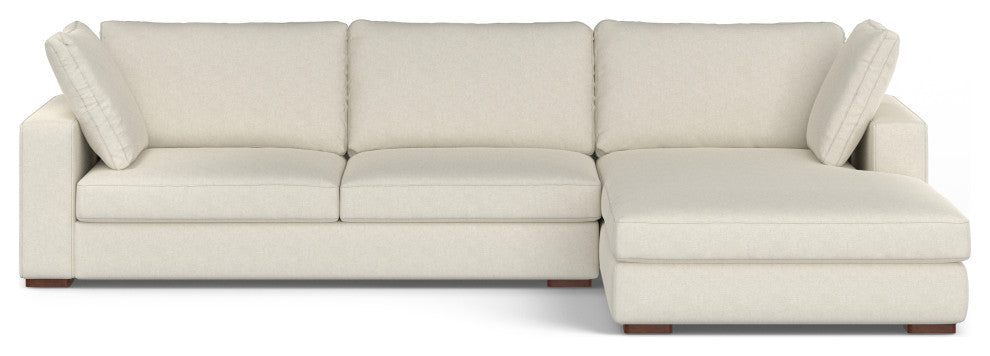 Charlie Right-Facing Sectional in Tightly Woven Performance Fabric