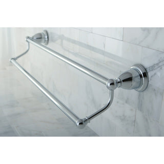 Kingston Brass 24" Dual Towel Bar, Polished Chrome
