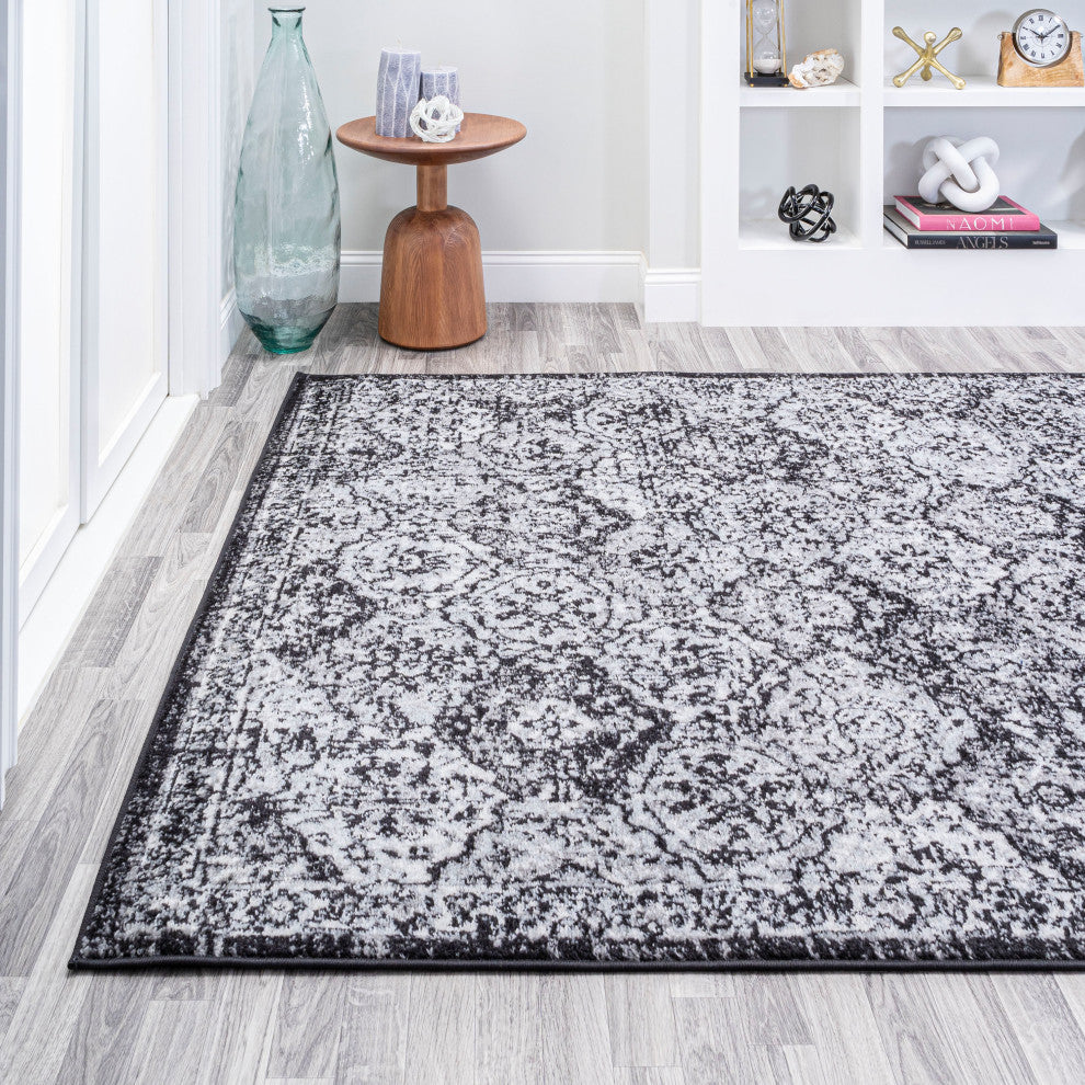 Modern Persian Boho Vintage Trellis 2 ft. x 8 ft. Runner Rug, 3 X 5