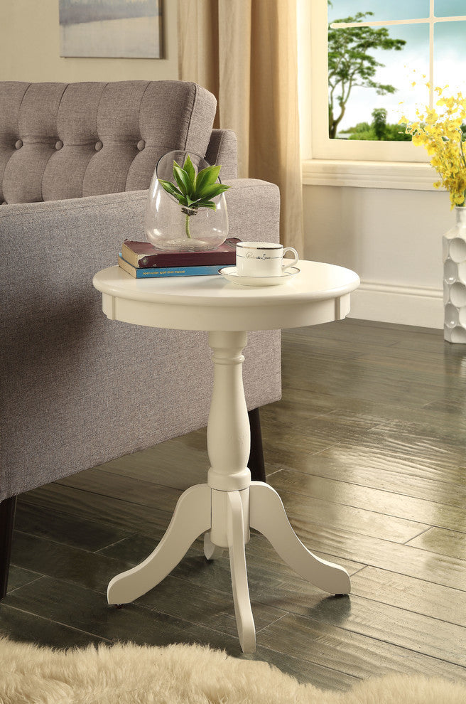 ACME Alger Side Table, White