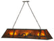 60 Long Leaping Trout Oblong Pendant