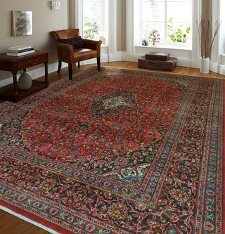 Fine Vintage Distressed Berker Red/Brown Rug, 9'5 x 12'9
