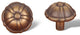 Antique English RKI Small Petal Knob, RKICK704AE