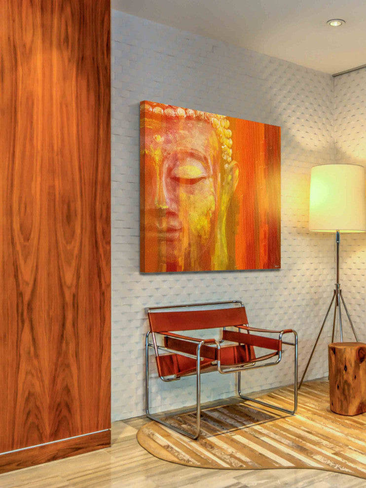 "Buddha" Fine Art Canvas Print, 40"x40"