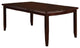Rectangular Dining Table, Espresso Finish
