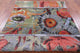 6' 2" X 9' 4" Garden Design Wool and Silk Rug Q8789