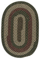 Colonial Mills Brook Farm BF62 Winter Green Traditional Area Rug, Oval 2'x6'