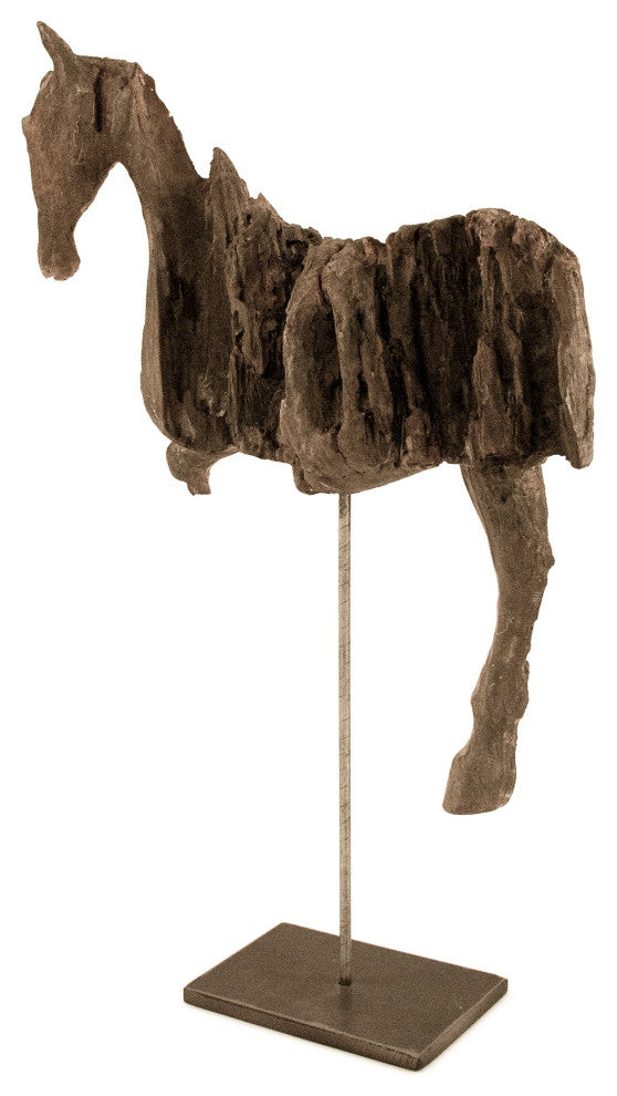 Resin Horse on Stand