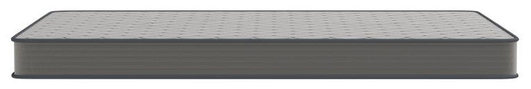 Capri Comfortable Sleep CertiPUR-US Certified Spring Mattress, Mattress in a Box, Gray, Queen