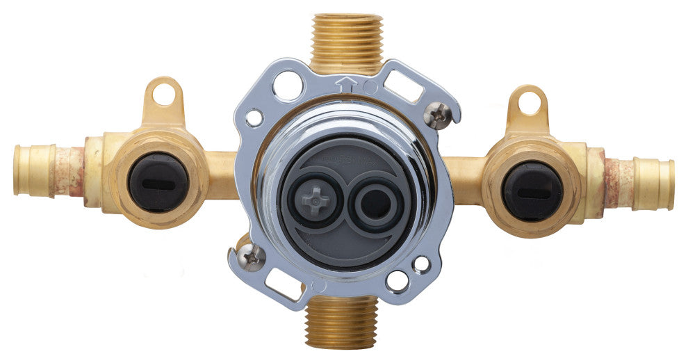 Treysta Tub & Shower Valve- Horizontal Inputs WITH Stops- Cold Expansion Pex