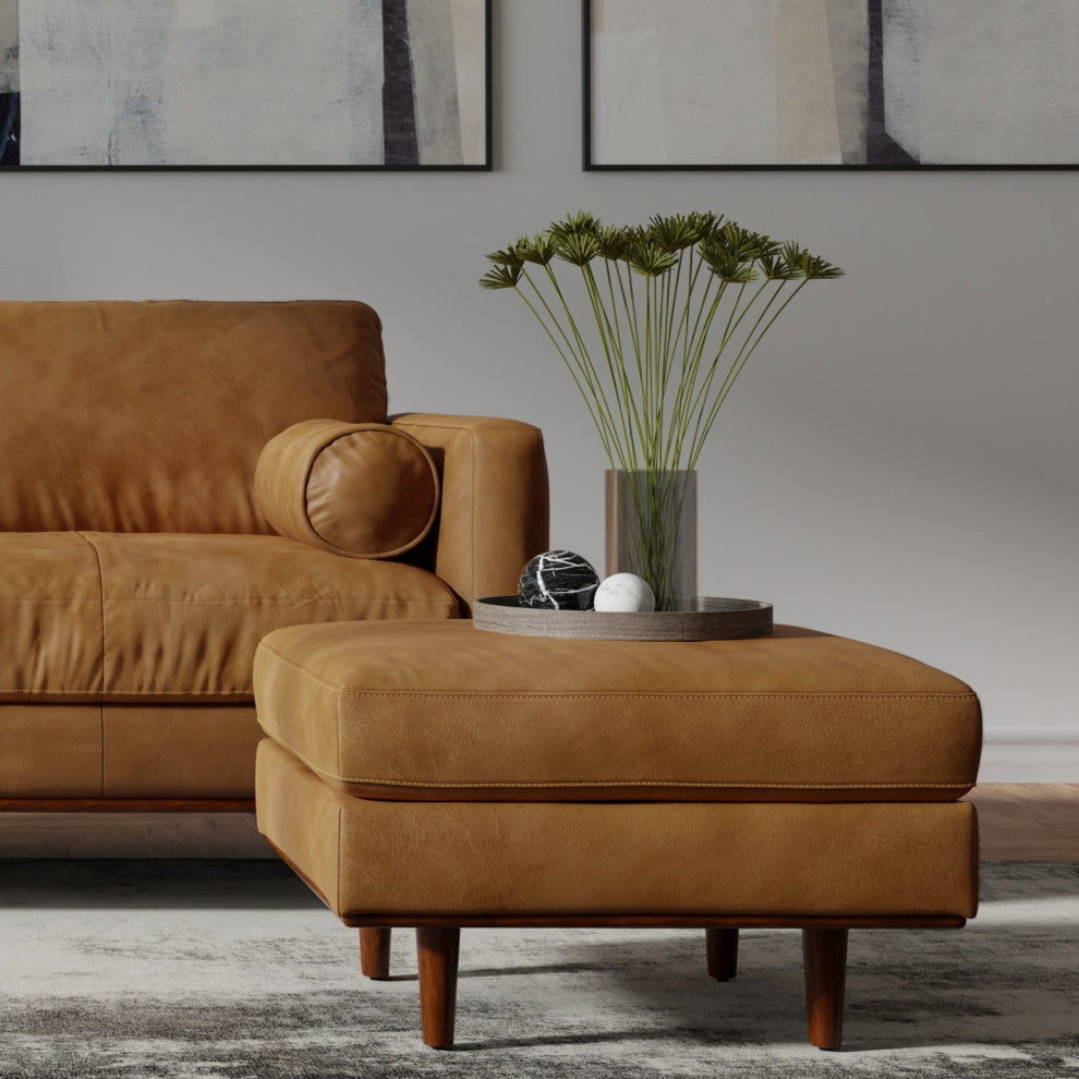 Morrison Ottoman, Sienna, 33"