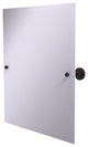 Frameless Tilt Mirror with Beveled Edge, Venetian Bronze